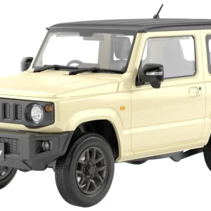 Aoshima Rakupla Snap Car 03-Ci JB64 Jimny 2018 Ivory Metallic Model Kit