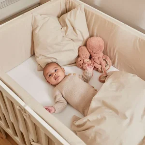 Baby Bed, 140x70 cm, Cream