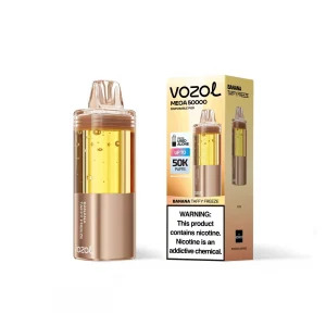 Banana Taffy Freeze - Vozol Mega 50k Disposable Vape Pod