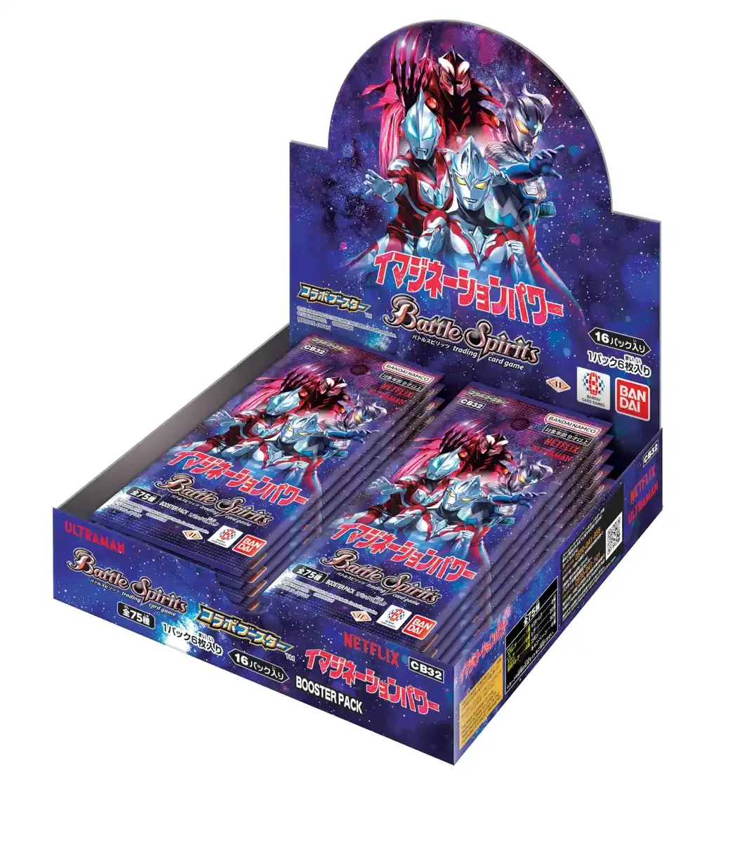 Bandai Battle Spirits Ultraman Imagination Power Booster Box 16 Packs