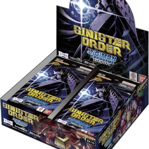 Bandai Digimon Card Game Sinister Order Extra EX-10 Booster Pack Box