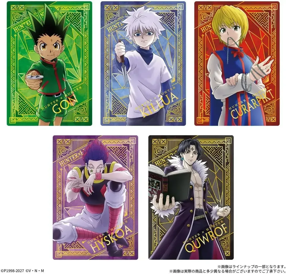 Bandai Itajaga Hunter x Hunter 5 Card Candy Toy Box 20 Pieces - Image 2