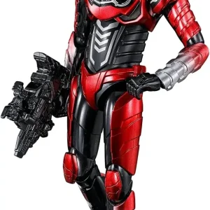 Bandai PROJECT RED Collectible Figure Toy with Accessories, 6.3-inch
