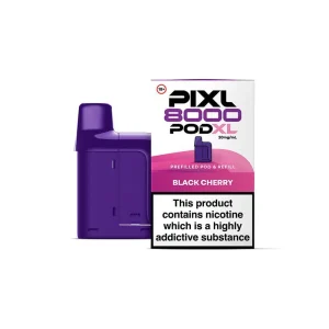 Black Cherry PIXL 8000 Pods