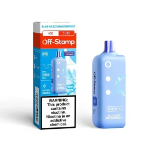 Blue Razz Dragonfruit - Off-Stamp Ice Cube 25K Disposable Pod