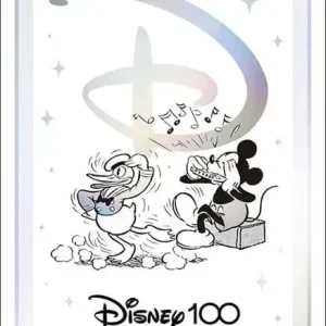 Bushiroad Disney 100 Mickey Donald Card Sleeves 75-Pack Silver
