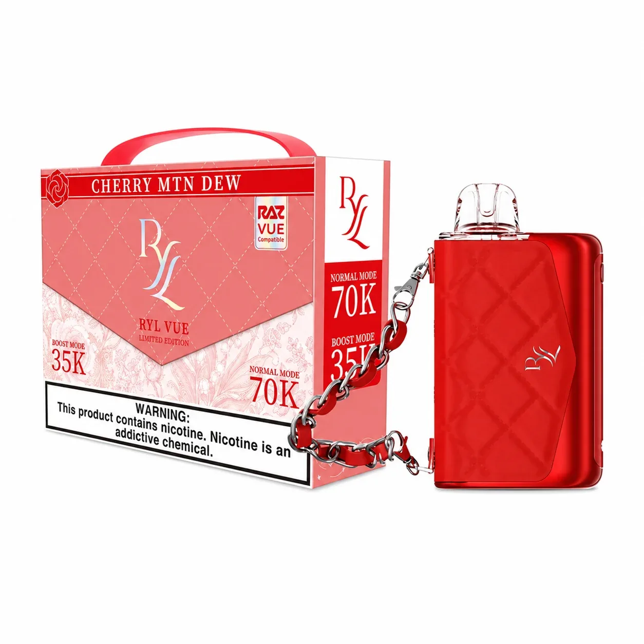 Cherry MTN Dew - RAZ x RYL Vue 70k Disposable Vape Kit