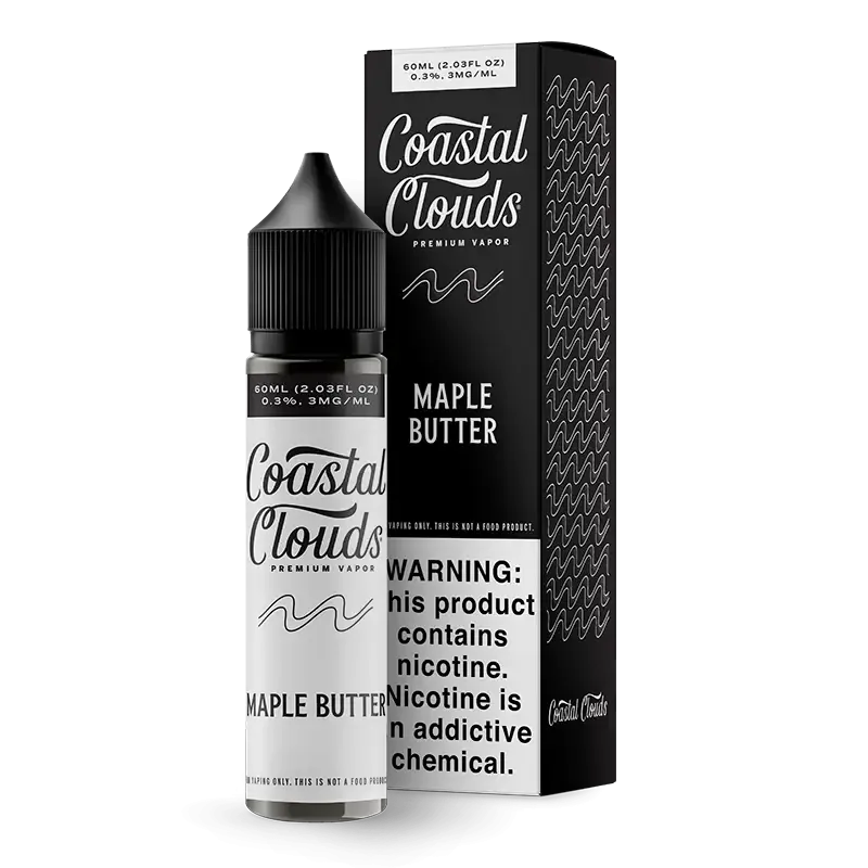 Coastal Clouds – Maple Butter – 60ML E-Liquid