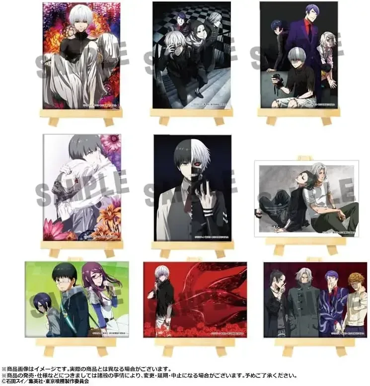 Colleize Tokyo Ghoul Mini Canvas Art Board 9-Piece Set