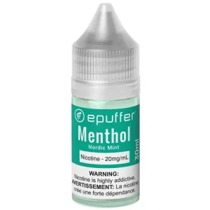 ePuffer Nicsalt Menthol Nordic Mint Vape eliquid