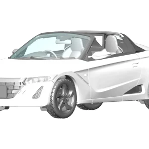 Fujimi Model Honda S660 Early Alpha Kit White Pearl Hobbyists