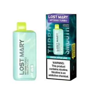 Green Apple Lime - Lost Mary MT15000 Turbo Disposable Vape