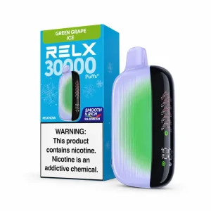 Green Grape Ice - RELX Nova Silkmesh 30k Disposable Vape