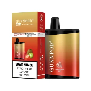 GUNNPOD Meta Disposable Vape 4000 Puffs – Strawberry Kiwi