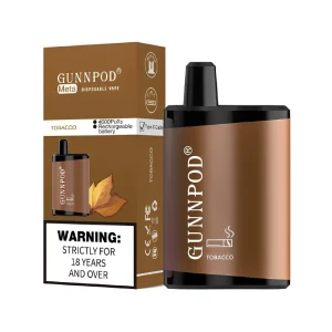 GUNNPOD Meta Disposable Vape 4000 Puffs – Tobacco