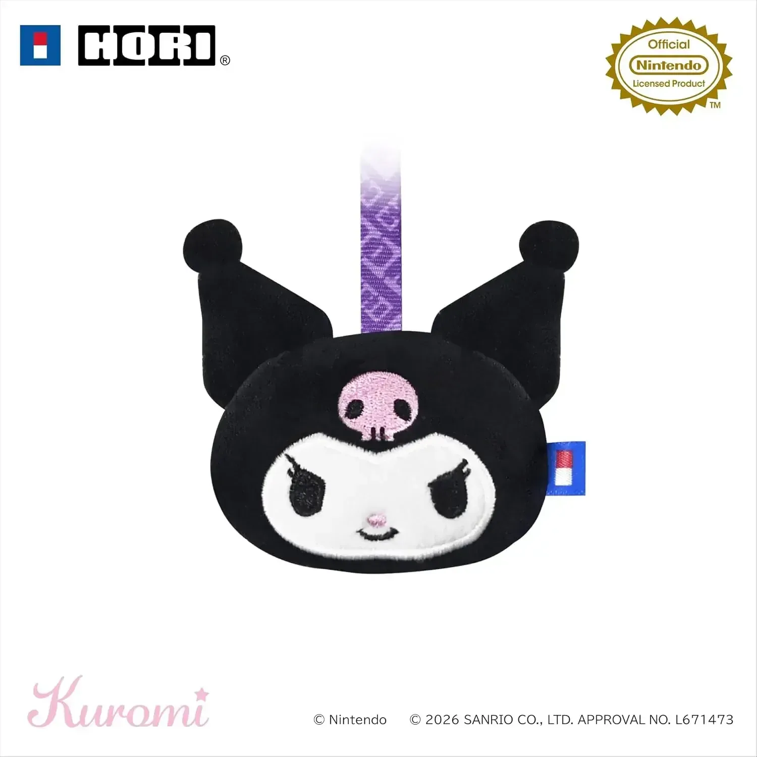 Hori Decorating Kit with Kuromi Kigurumi for Nintendo Switch 2 Chrome - Image 2
