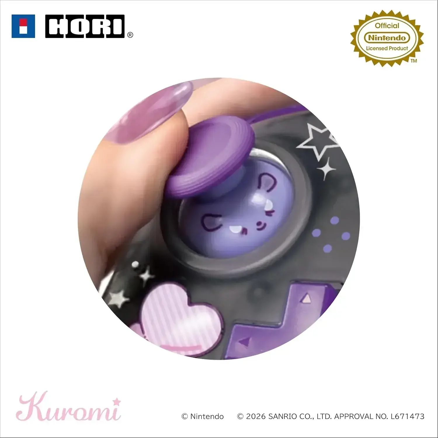Hori Wireless Horipad Turbo Nintendo Switch 2 Kuromi Controller - Image 2