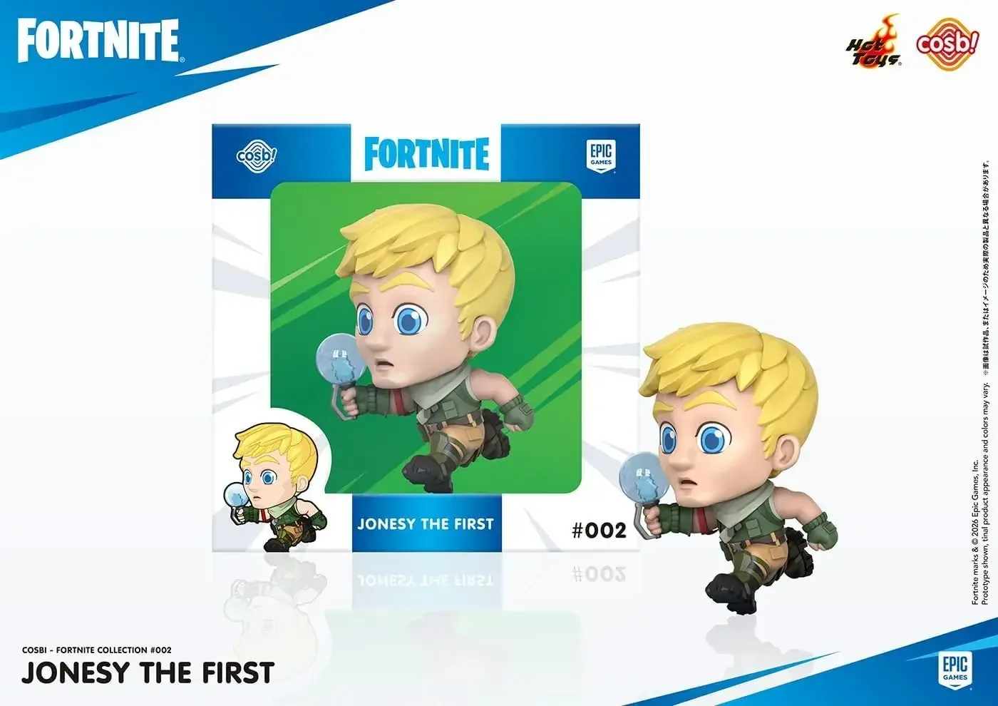 Hot Toys Cosbi Fortnite Jonesy The First 002 Mini Figure 8cm - Image 2
