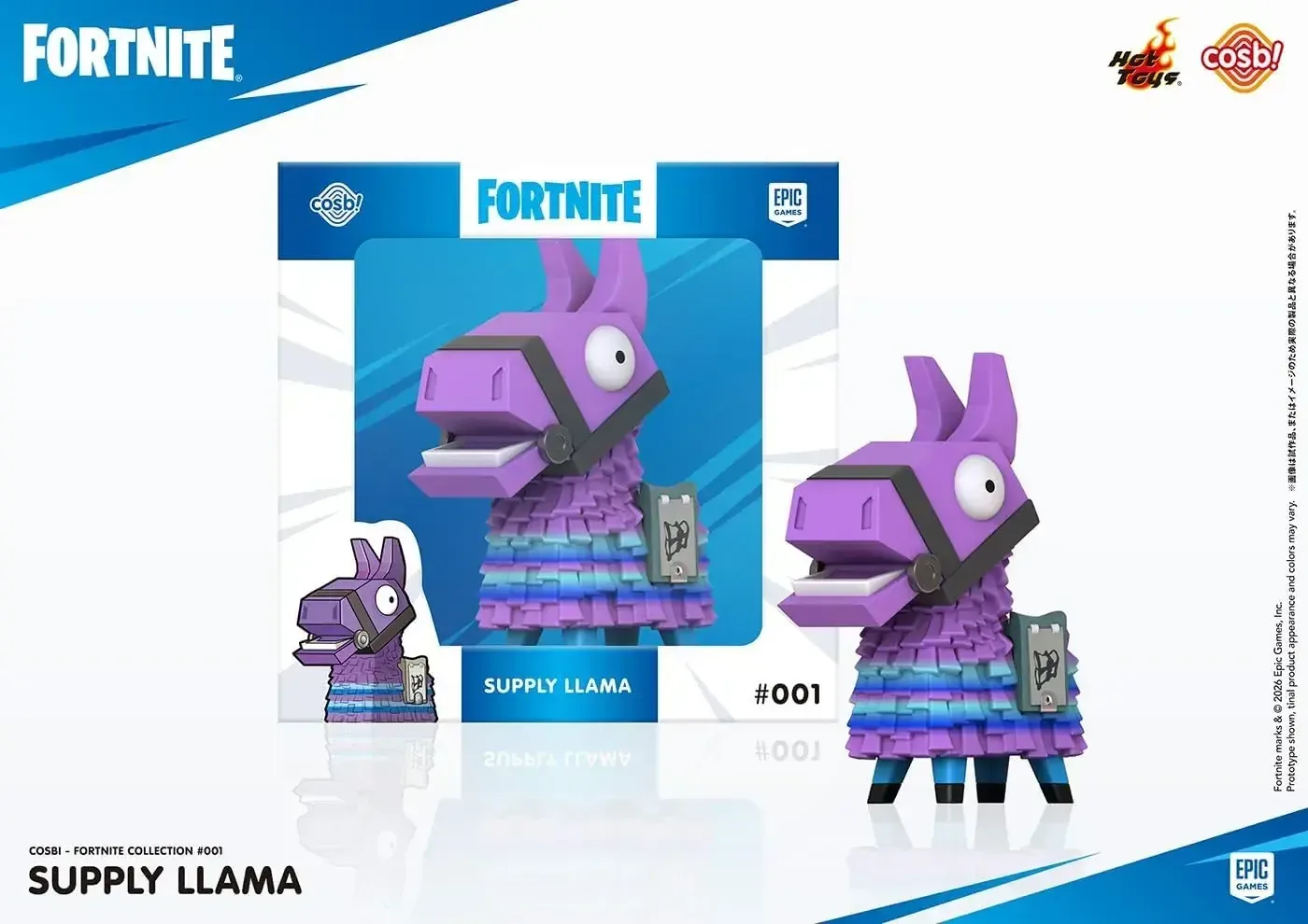 Hot Toys Fortnite Cosbi Supply Llama Figure Mini Display 8 cm - Image 2