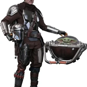 Hot Toys Star Wars Mandalorian Grogu Deluxe Figure 1/6 Scale