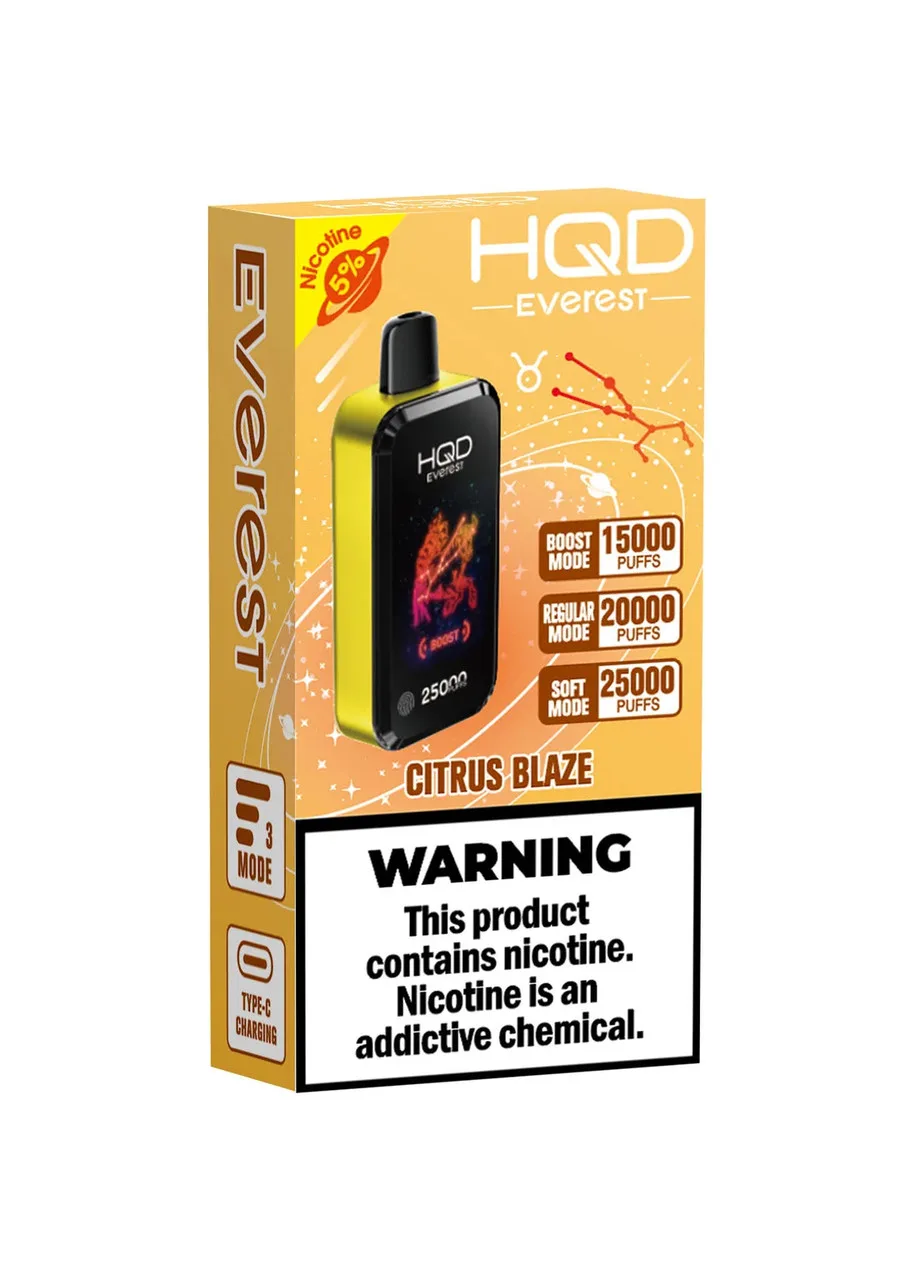 HQD Cuvie Everest 25K: Citrus Blaze
