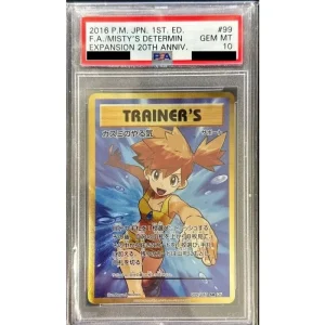 Kasumis Motivation 099 Graded PSA10 Pokémon TCG Japanese Card