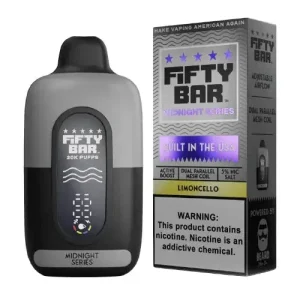 Limoncello - Fifty Bar Midnight Series 20k Disposable Vape