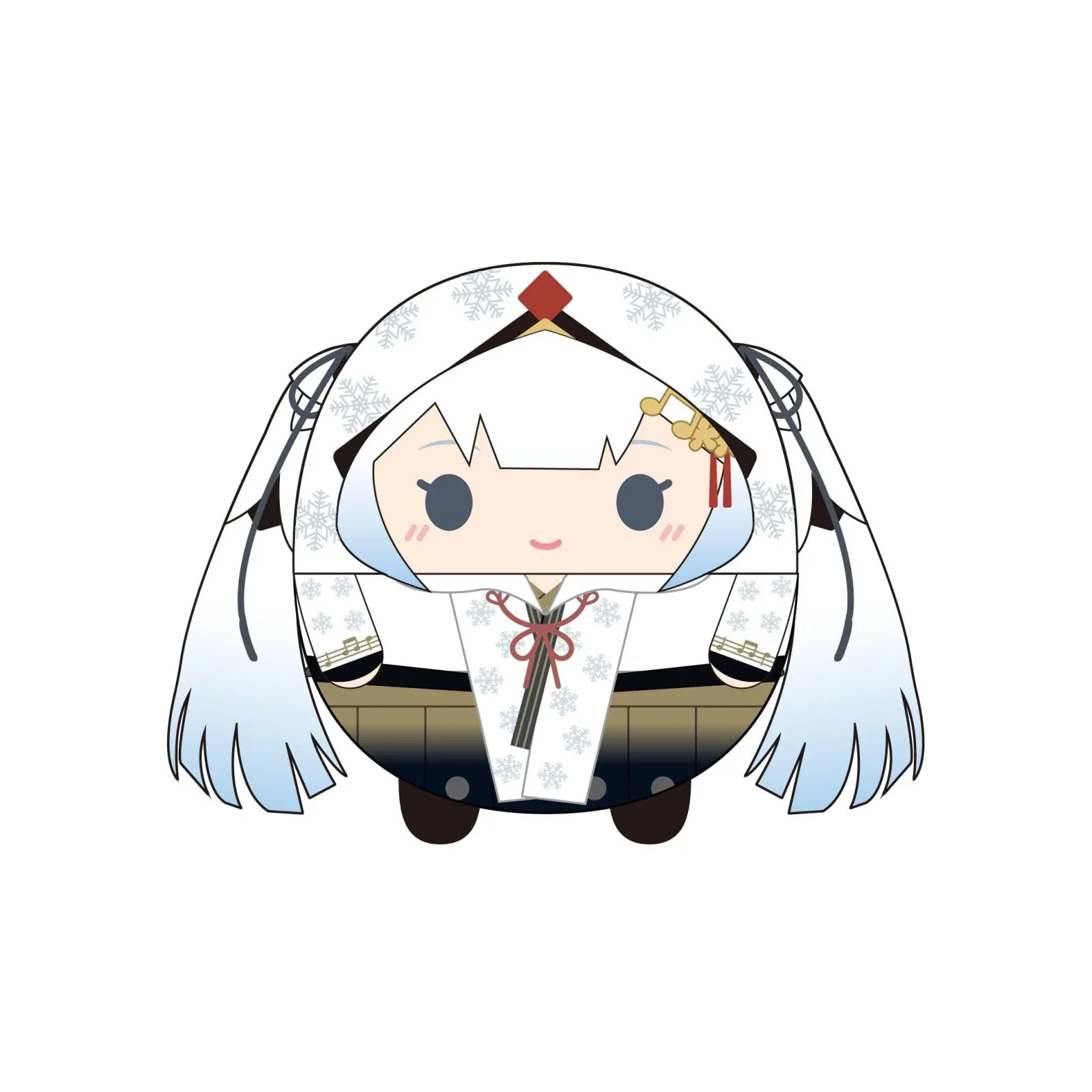 Max Limited PC-21 Snow Miku Fuwakororin Plush M Size 2018 Edition