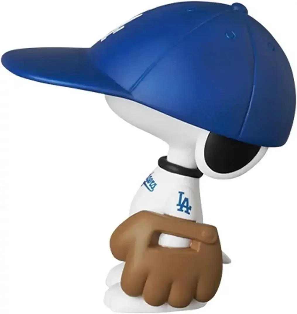 Medicom Toy UDF MLB Peanuts Dodgers Snoopy Figure Desk 2.7-Inch - Image 2