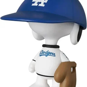 Medicom Toy UDF MLB Peanuts Dodgers Snoopy Figure Desk 2.7-Inch