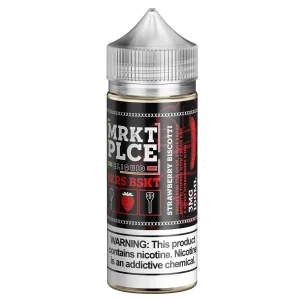 MRKTPLCE BKRS BSKT – Strawberry Biscotti – 100ML E-Liquid