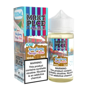 MRKTPLCE – ICED Brazberry Grape Acai – 100ML E-Liquid