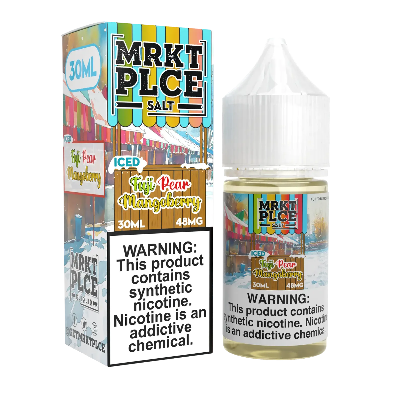 MRKTPLCE SALT – ICED Fuji Pear Mangoberry – 30ML E-Liquid