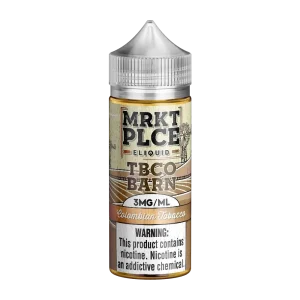 MRKTPLCE – “TBCO BARN” Colombian Tobacco – 100ML E-Liquid