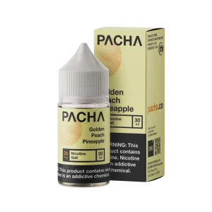 PACHAMAMA SALT – Golden Peach Pineapple – 30ML E-Liquid
