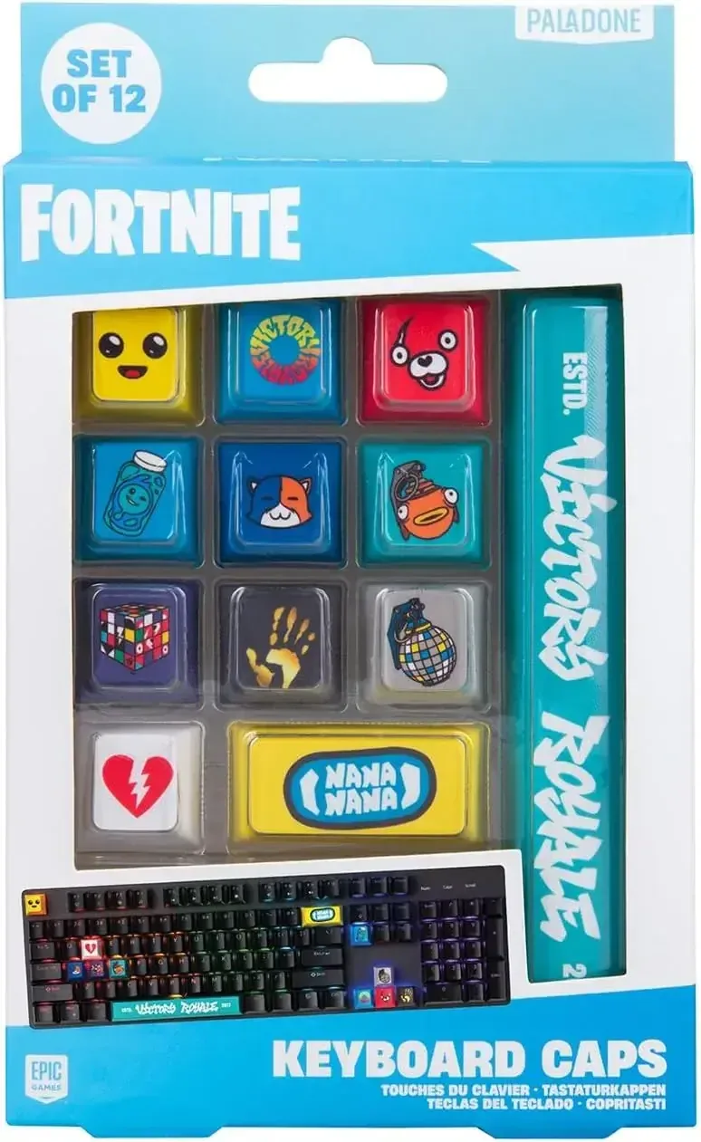 Paladone Fortnite Keycap Set 12 Pack Gaming Cherry MX Switches