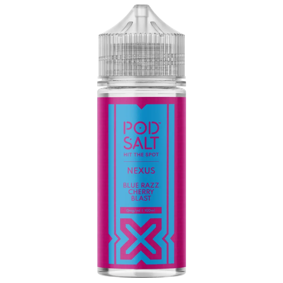 Pod Salt Nexus Blue Razz Cherry Blast 100ml Shortfill E-Liquid