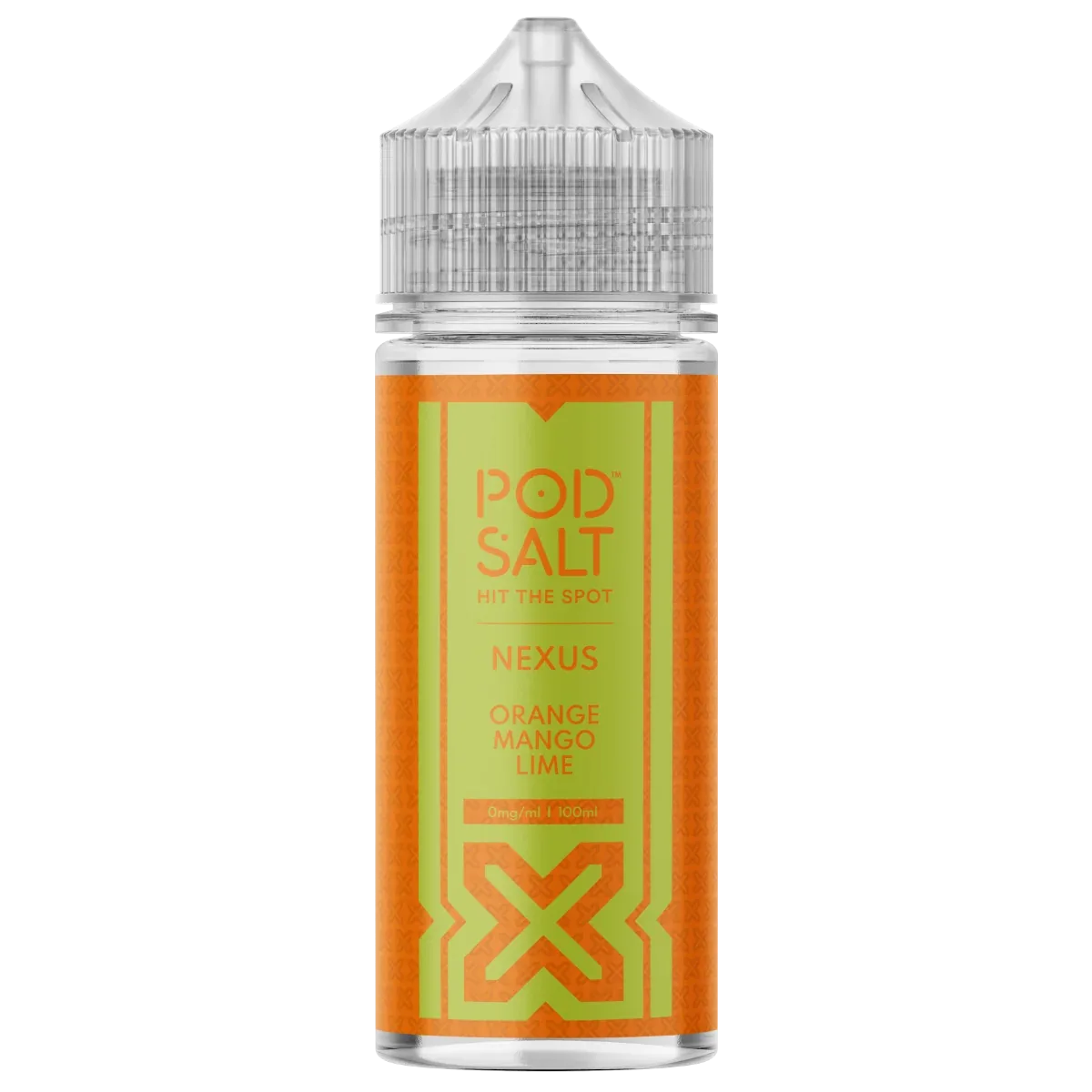 Pod Salt Nexus Orange Mango Lime 100ml Shortfill E-Liquid