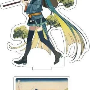 Presence Hatsune Miku Acrylic Hokusai Die-Cut Display Stand Art