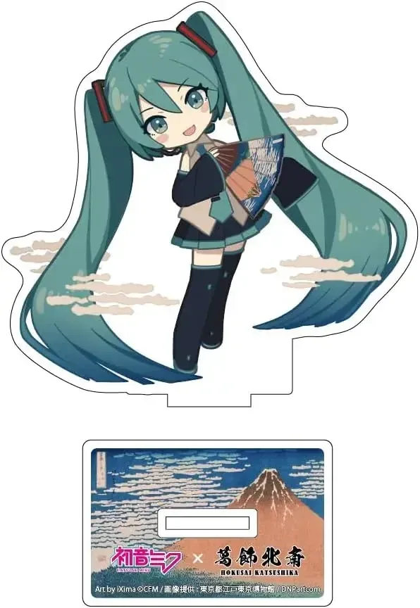 Presence Hatsune Miku Hokusai Acrylic Figure Stand Mini Display