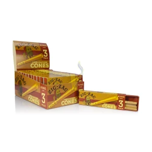 Zig Zag Unbleached King Size Cone 24 Pack