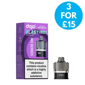 10mg Vaporesso Dojo Blast 6000 Prefilled Replacement Pods