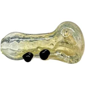 Silver Fumed Marble Art 2.5 Inch Hand Pipe