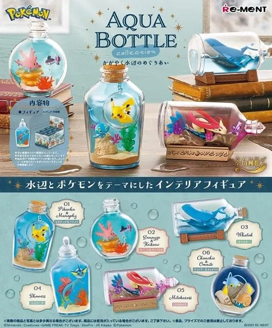 Re-Ment Pokemon Aqua Bottle Collection 6 Types 6 Pieces - Image 2