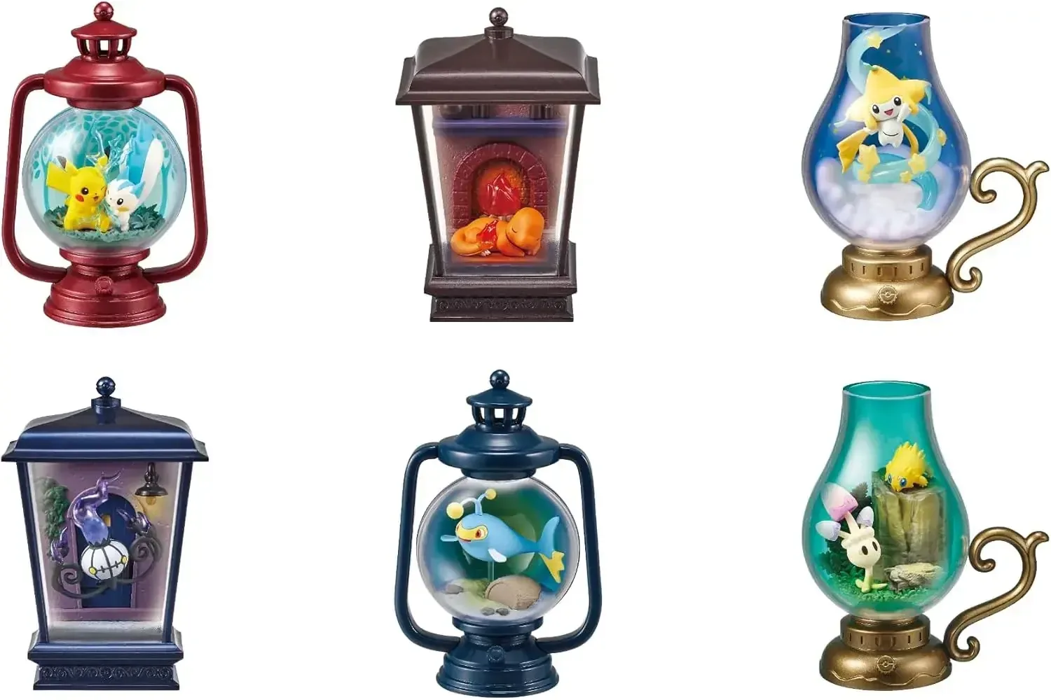 Re-Ment Pokemon Lantern Diorama Figure Set - PVC Collectible