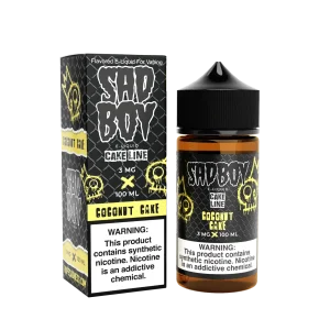 SADBOY E-Liquid – Coconut Cake 100ML – Cake Line Series