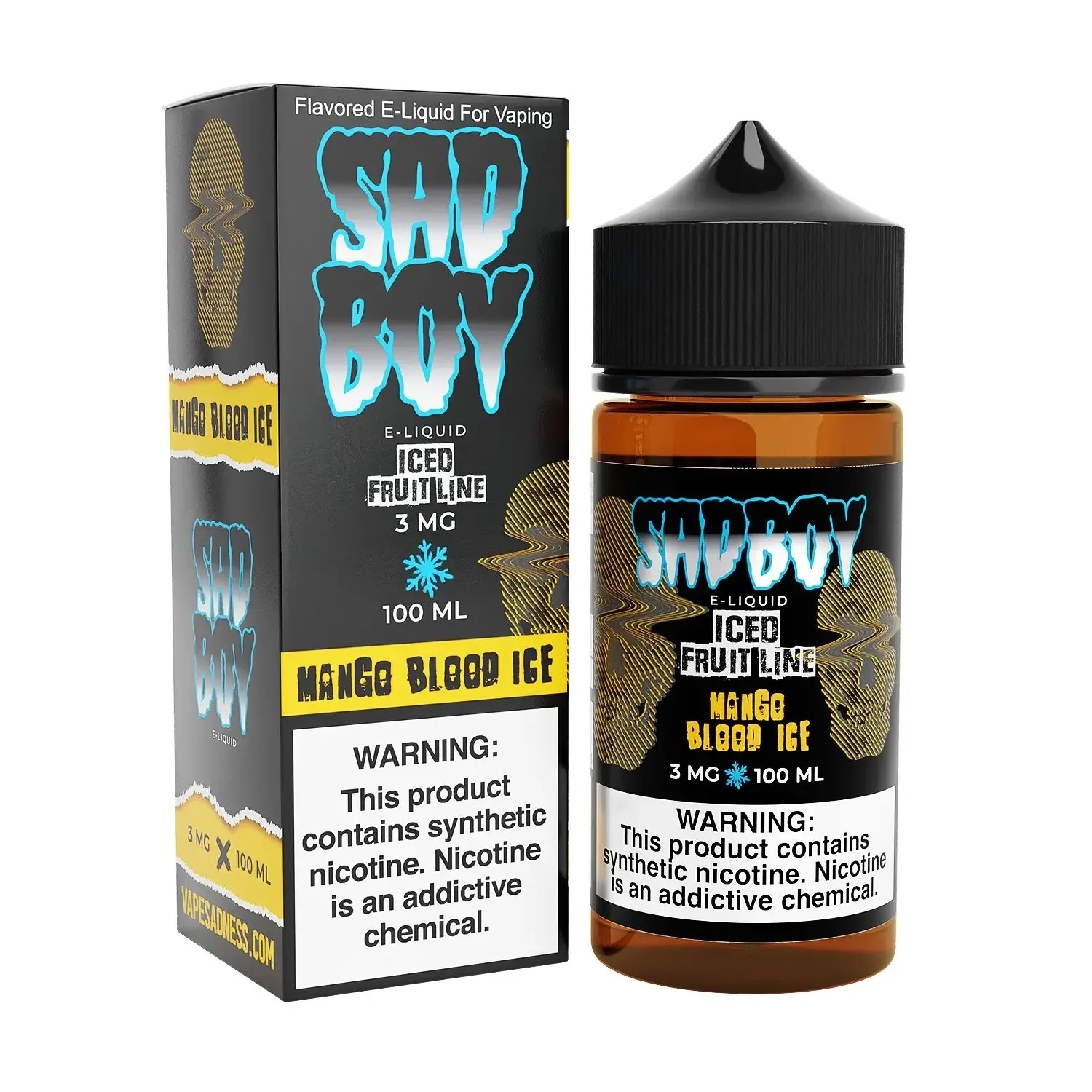 SADBOY E-Liquid – Mango Blood ICE 100ML – Iced Fruit Line Series