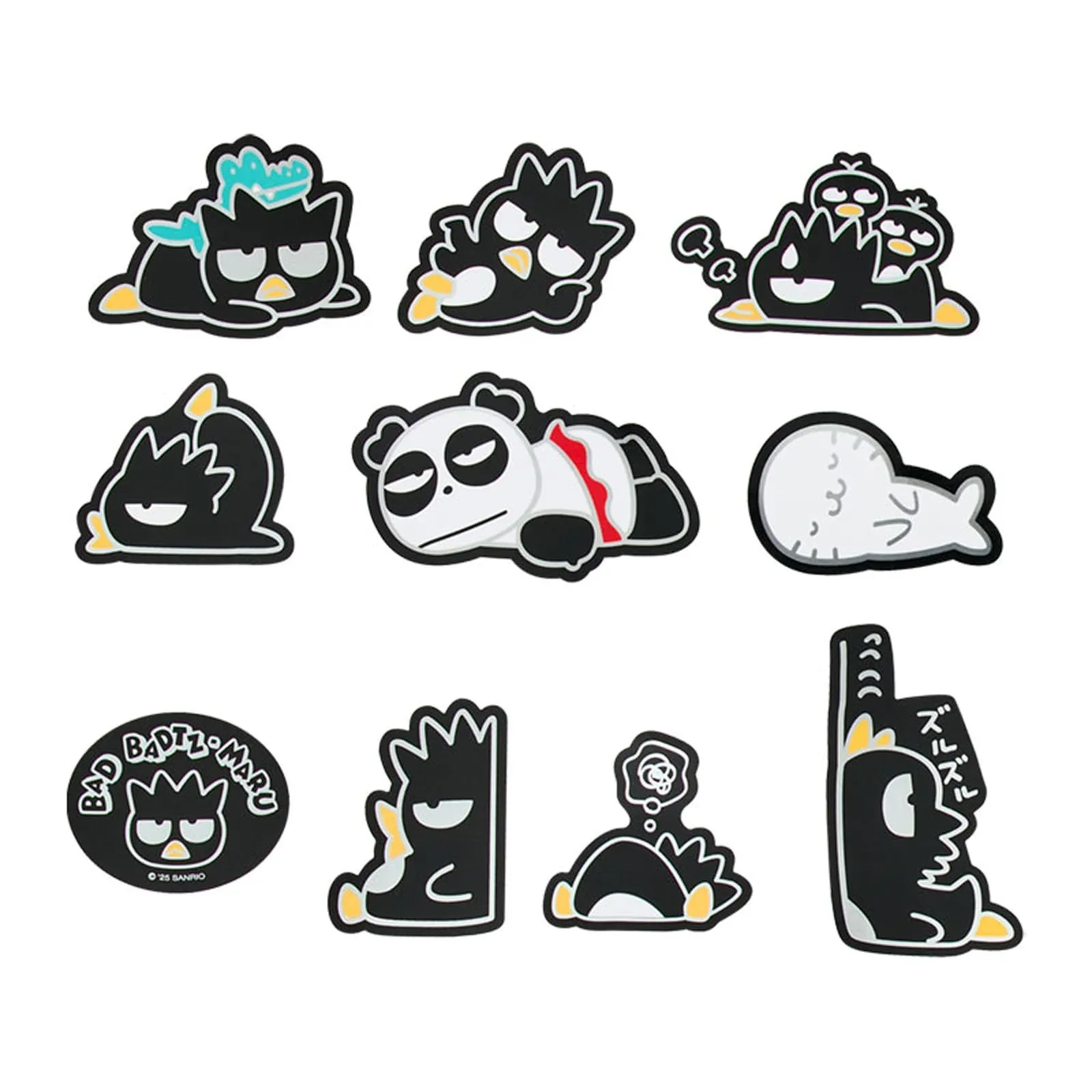 Sanrio Sticker Set My Time Bad Badtz-Maru Paper 299766 Collectible - Image 2