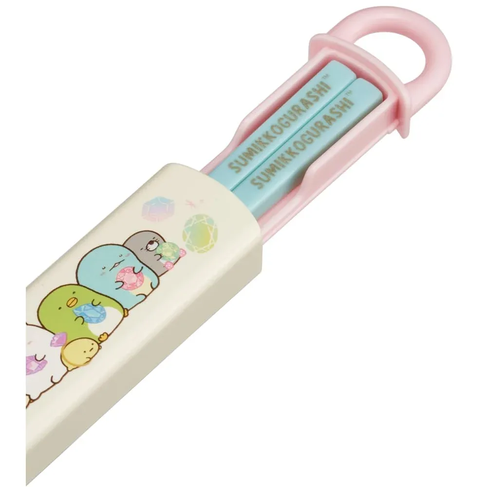 Skater Childrens Chopsticks Set 16.5cm Antibacterial Easy-Open for Girls Japan - Image 2