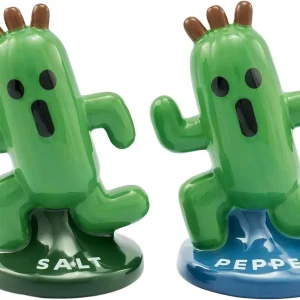 Square Enix Final Fantasy Cactus Salt & Pepper Shakers 4.7x3.5in